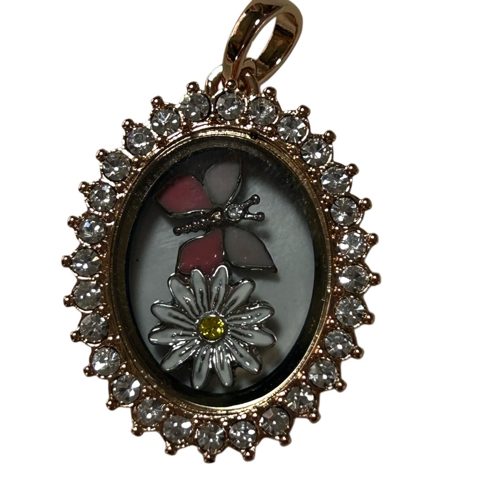 Origami Owl rose gold locket